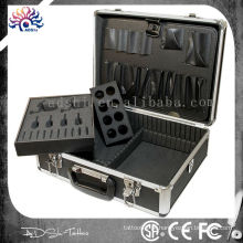 Tattoo Kit Case Portable Armazenamento Bloqueio Viajando Convention Carry Bag Alumínio